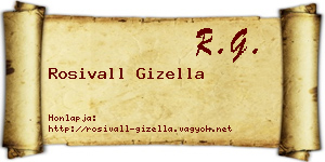 Rosivall Gizella névjegykártya